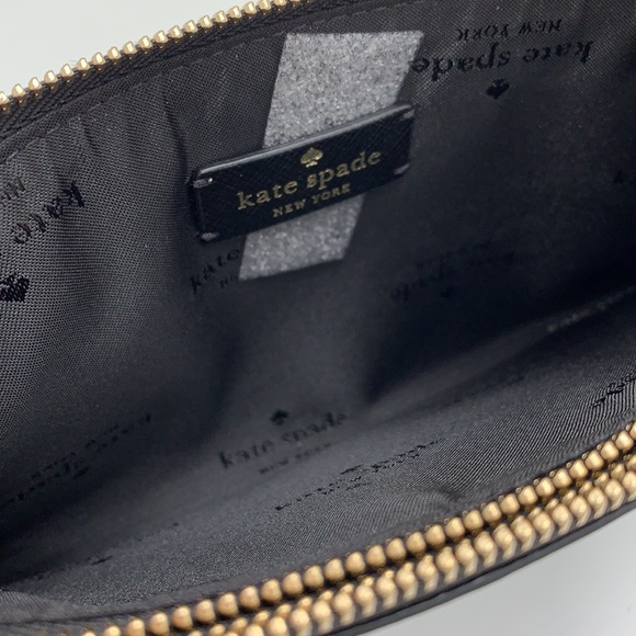 KATE SPADE Madison Double Zip Wristlet BLACK COLOR - Picture 11 of 14